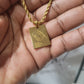 " BOUJEE & GOLDEN" ENGRAVED  NECKLACE