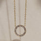 CIRLCE CHARM NECKLACE