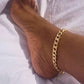 CLASSY CUBAN LINK ANKLETS