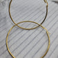 ELLE HOOPS GOLD PLATED
